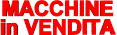 Macchine in Vendita